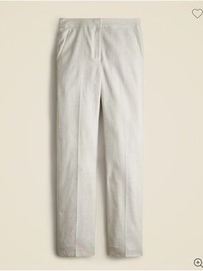 JCrew Kate NWT Classic White Linen Blend 14 Re-Imagined Resort Modern No Pockets